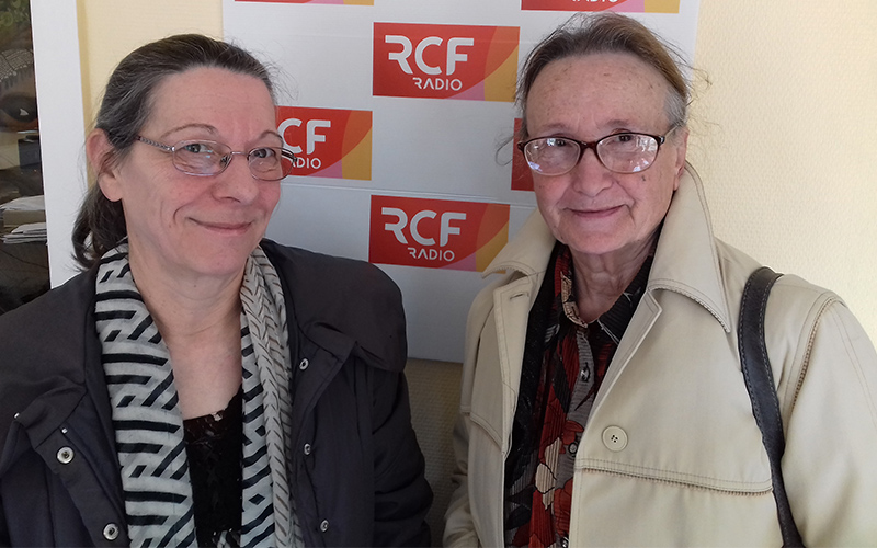 Edith Pot Porte parole de l'assocation de soutien d l'hopiatl de Ruffec et Florence Vial